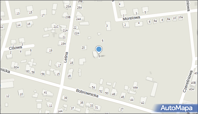 Wągrowiec, Orzechowa, 7, mapa Wągrowiec