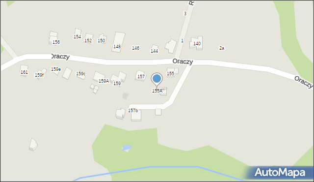 Wodzisław Śląski, Oraczy, 155A, mapa Wodzisławia Śląskiego