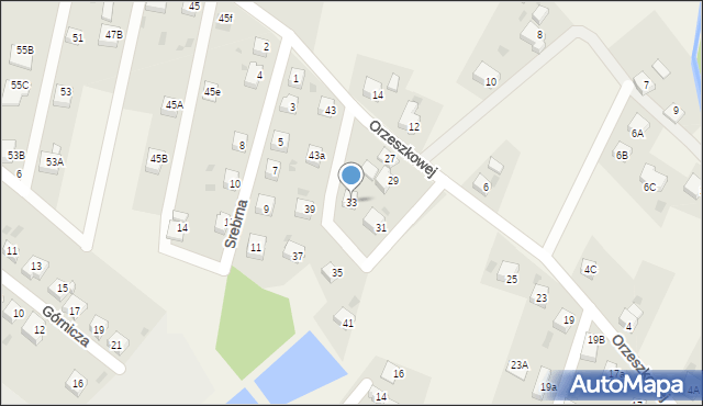 Zebrzydowice, Orzeszkowej Elizy, 33, mapa Zebrzydowice