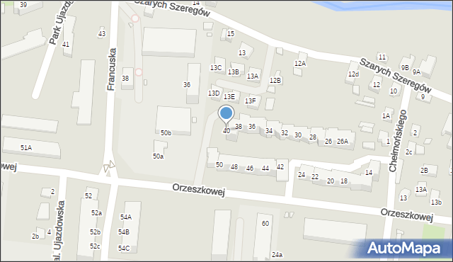 Zgorzelec, Orzeszkowej Elizy, 40, mapa Zgorzelec