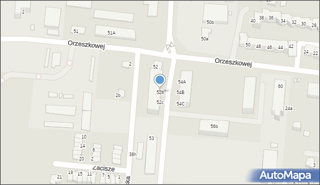 Zgorzelec, Orzeszkowej Elizy, 52b, mapa Zgorzelec