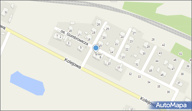 Bodzechów, Osiedle Gombrowicza Witolda, 7, mapa Bodzechów