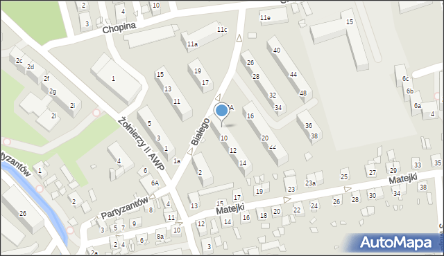 Bogatynia, Osiedle Orła Białego, 6, mapa Bogatynia