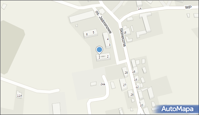 Boleszkowice, Osiedle Jaśminowe, 1, mapa Boleszkowice