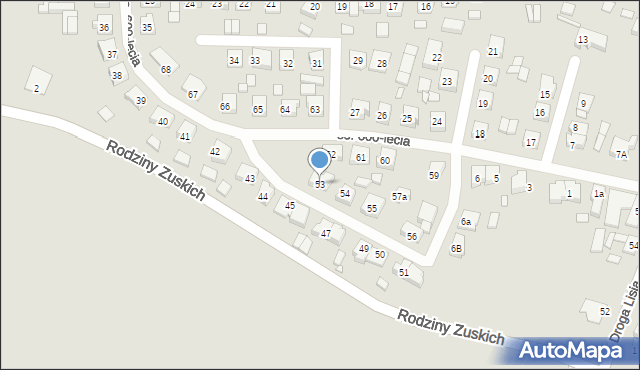 Borek Wielkopolski, Osiedle 600-lecia, 53, mapa Borek Wielkopolski