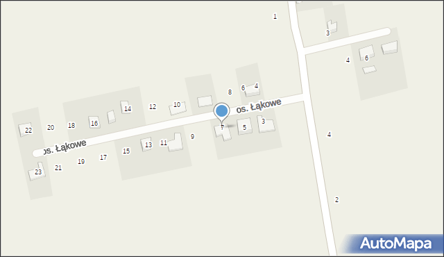 Brodnica, Osiedle Łąkowe, 7, mapa Brodnica