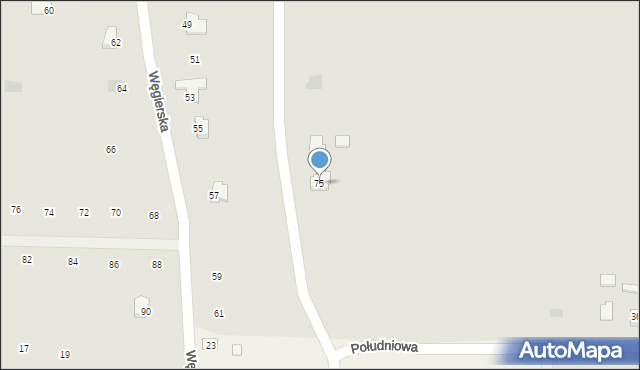 Brzostek, Ostafińskiego Kazimierza, ks., 75, mapa Brzostek