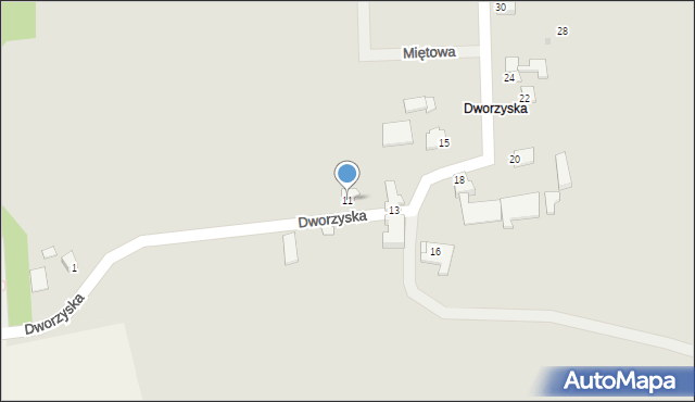Chełmno, Osiedle Dworzyska, 11, mapa Chełmno