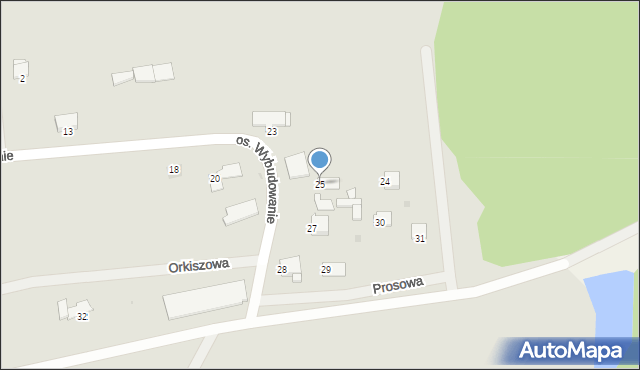 Chełmno, Osiedle Wybudowanie, 25, mapa Chełmno