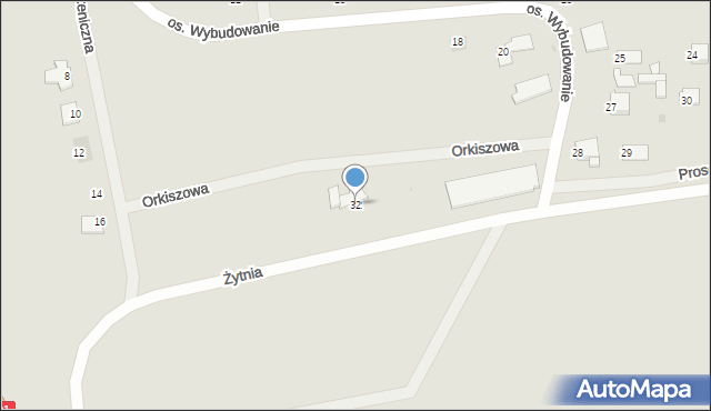 Chełmno, Osiedle Wybudowanie, 32, mapa Chełmno