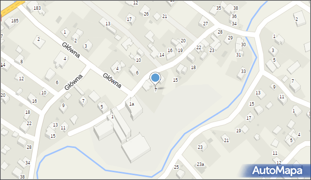 Chocznia, Osiedle Putka Józefa, dr., 7, mapa Chocznia