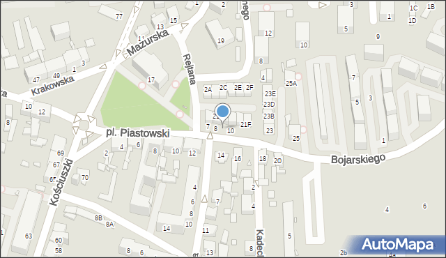 Chorzów, Osiedle Parkowe, 9, mapa Chorzów