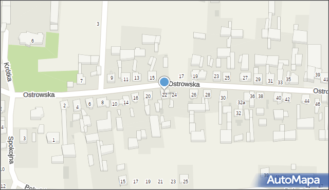 Chwaliszew, Ostrowska, 22, mapa Chwaliszew