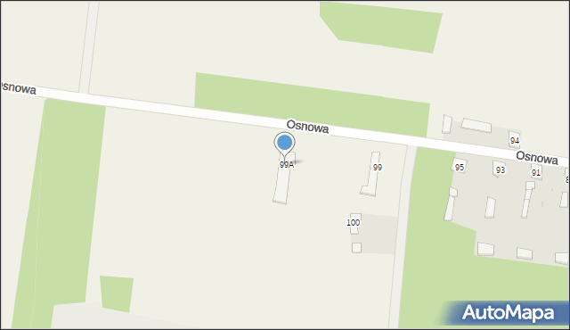 Czermno, Osnowa, 99A, mapa Czermno