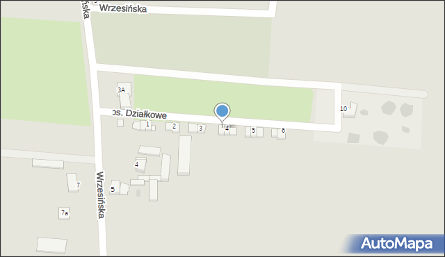 Czerniejewo, Osiedle Działkowe, 4/1, mapa Czerniejewo