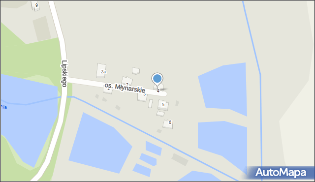 Czerniejewo, Osiedle Młynarskie, 4, mapa Czerniejewo