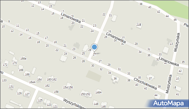 Częstochowa, Ostrowska, 27, mapa Częstochowy