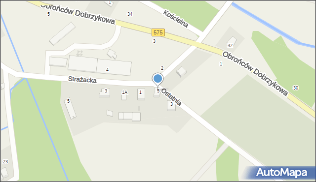 Dobrzyków, Ostatnia, 5, mapa Dobrzyków