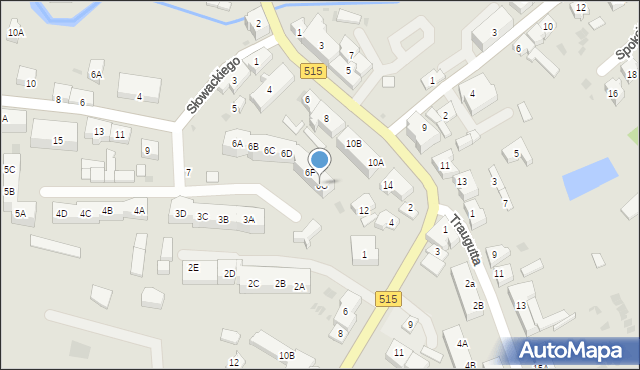Dzierzgoń, Osiedle Krasickiego Ignacego, 6G, mapa Dzierzgoń