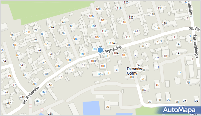 Dziwnów, Osiedle Rybackie, 10C, mapa Dziwnów