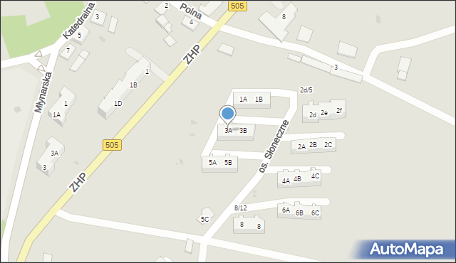Frombork, Osiedle Słoneczne, 3A, mapa Frombork