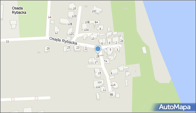 Gdynia, Osada Rybacka, 19, mapa Gdyni
