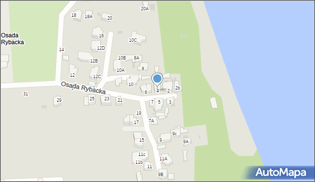 Gdynia, Osada Rybacka, 4, mapa Gdyni