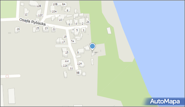 Gdynia, Osada Rybacka, 9A, mapa Gdyni