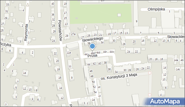 Głubczyce, Osiedle Konstytucji 3 Maja, 44g, mapa Głubczyce