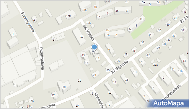 Gniew, Osiedle Witosa Wincentego, 13, mapa Gniew
