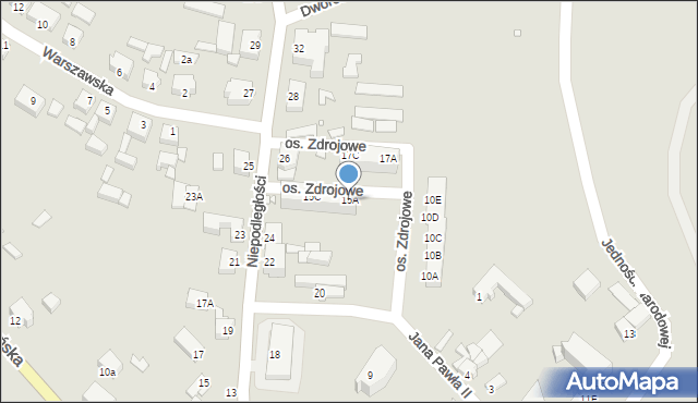 Golczewo, Osiedle Zdrojowe, 15A, mapa Golczewo