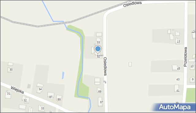 Goleszów, Osiedlowa, 32, mapa Goleszów