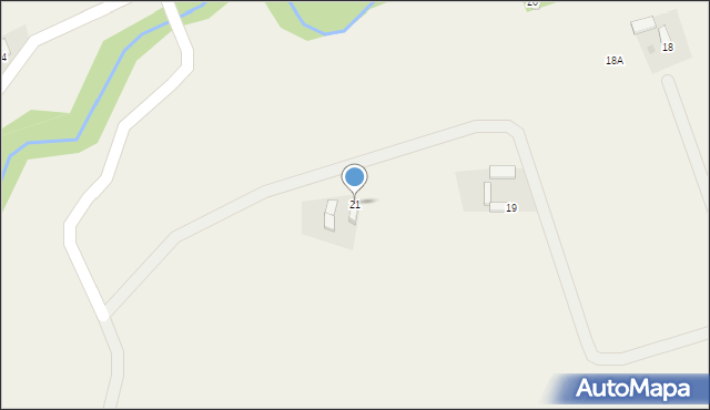 Gromadzice, Osiedle Zagaje, 21, mapa Gromadzice