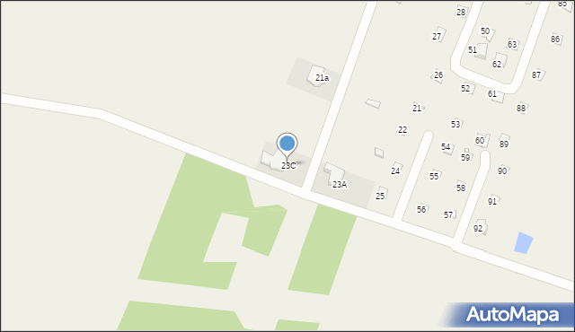 Izbica, Osiedle Przy Lesie, 23C, mapa Izbica