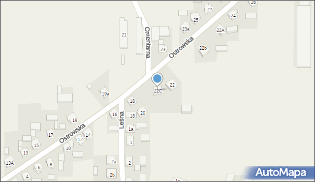 Janków Przygodzki, Ostrowska, 22C, mapa Janków Przygodzki