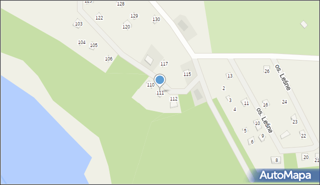 Jankowo Dolne, Osiedle Wczasowe, 111, mapa Jankowo Dolne