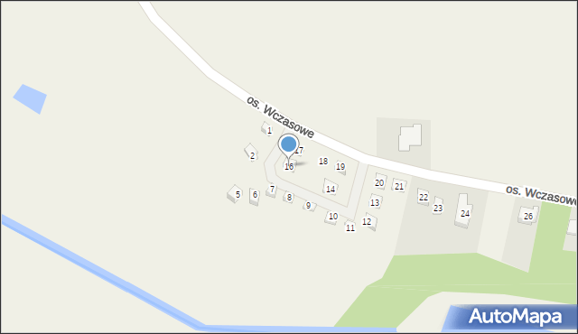 Jankowo Dolne, Osiedle Wczasowe, 16, mapa Jankowo Dolne