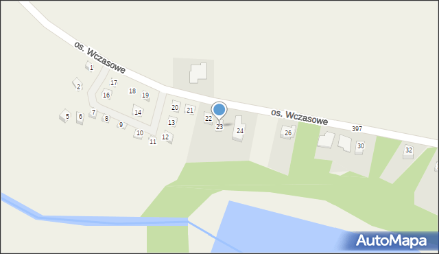 Jankowo Dolne, Osiedle Wczasowe, 23, mapa Jankowo Dolne