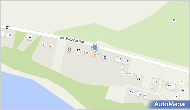 Jankowo Dolne, Osiedle Wczasowe, 39, mapa Jankowo Dolne