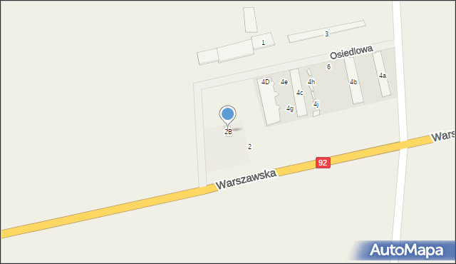 Janów, Osiedlowa, 2B, mapa Janów