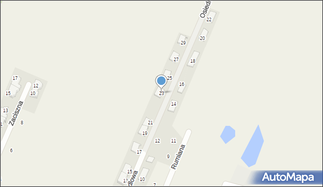 Jaworowa, Osiedlowa, 23, mapa Jaworowa