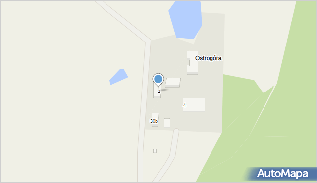 Kadyny, Ostrogóra, 2, mapa Kadyny