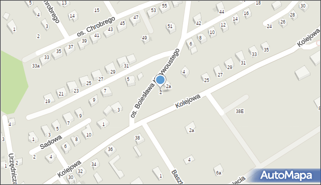 Kamieniec Ząbkowicki, Osiedle Bolesława Krzywoustego, 2, mapa Kamieniec Ząbkowicki