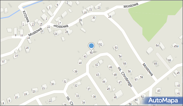 Kamieniec Ząbkowicki, Osiedle Króla Bolesława Chrobrego, 51, mapa Kamieniec Ząbkowicki