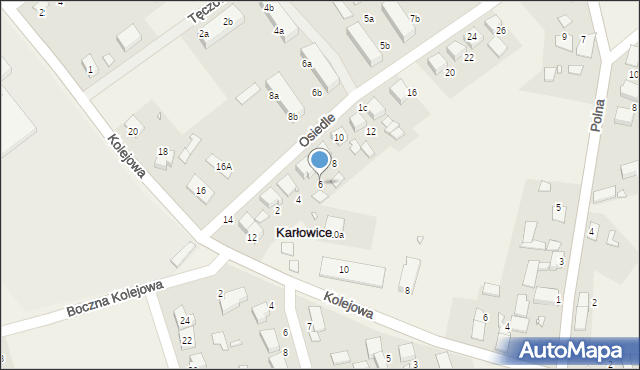 Karłowice, Osiedle, 6, mapa Karłowice