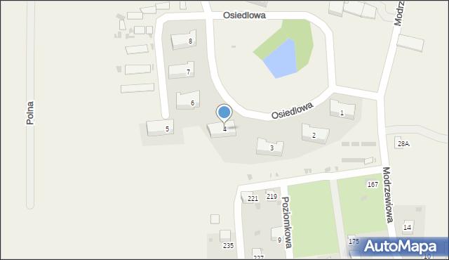 Karniowice, Osiedlowa, 4, mapa Karniowice