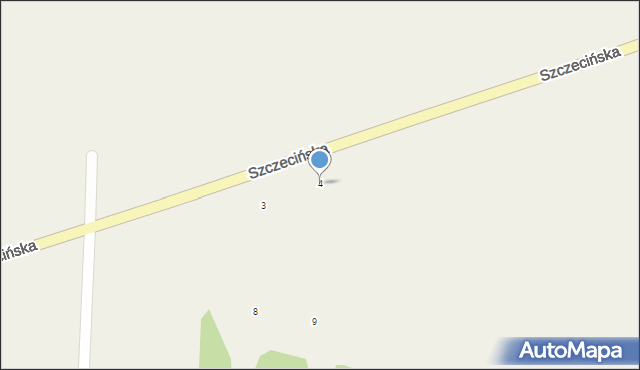 Kobylanka, Osiedle Zielone, 4, mapa Kobylanka