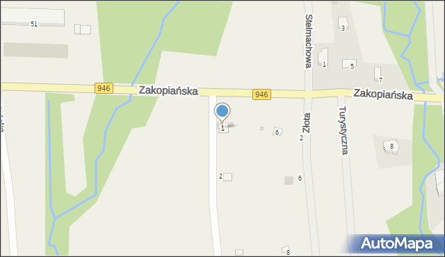 Kocoń, Osikowa, 1, mapa Kocoń