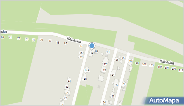 Konstancin-Jeziorna, Ostrołęcka, 14, mapa Konstancin-Jeziorna