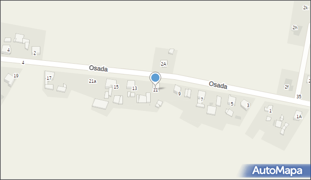 Kopciowice, Osada, 11, mapa Kopciowice